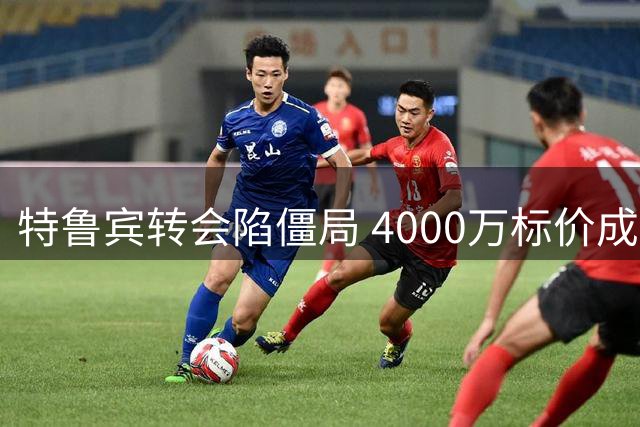特鲁宾转会陷僵局 4000万标价成最大障碍
